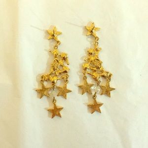 Kirks Folly Jewelry - Vintage Kirks Folly crystal star earrings Kirks Folly Jewelry - Vintage Kirks Folly crystal star earrings